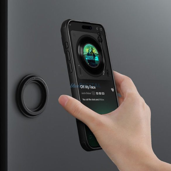 Nillkin CamShield Pro mágneses tok iPhone 15 kamera védőtok - fekete
