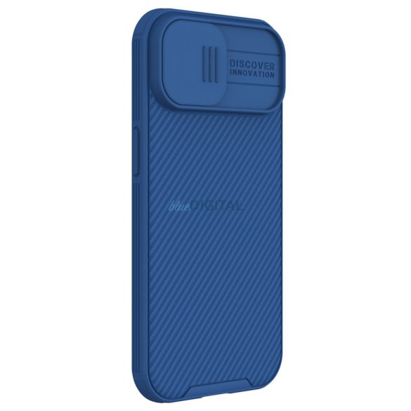 Nillkin CamShield Pro mágneses tok iPhone 15 Plus kamera védőtok - kék