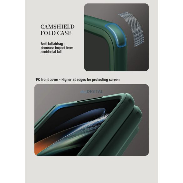 Nillkin CamShield Fold tok Samsung Galaxy Z Fold 5 - fekete