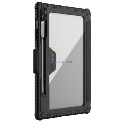   Nillkin Bumper Leather Case Pro tok Samsung Galaxy Tab S9 Plus - fekete