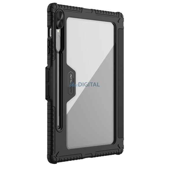 Nillkin Bumper Leather Case Pro tok Samsung Galaxy Tab S9 Plus - fekete