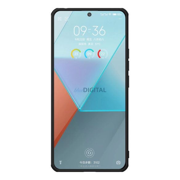 Nillkin Super Frosted Shield Pro tok Xiaomi Redmi Note 13 Pro 5G / Xiaomi Poco X6 5G - fekete