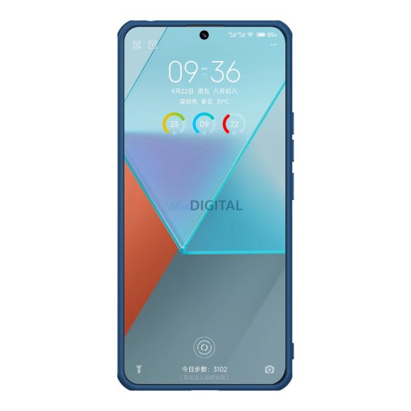 Nillkin Super Frosted Shield Pro tok Xiaomi Redmi Note 13 Pro 5G / Xiaomi Poco X6 5G - kék