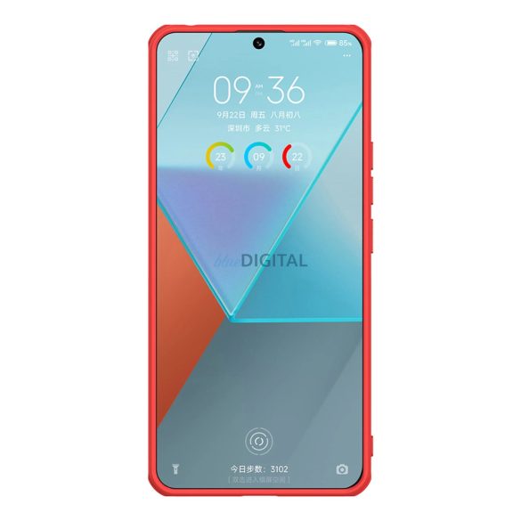 Nillkin Super Frosted Shield Pro tok Xiaomi Redmi Note 13 Pro 5G / Xiaomi Poco X6 5G - piros