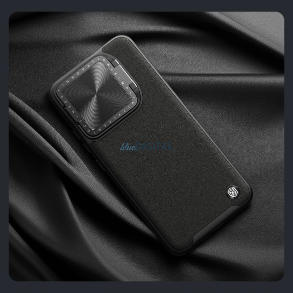 Nillkin CamShield Prop Leather Magnetic tok Xiaomi 14 Pro - fekete