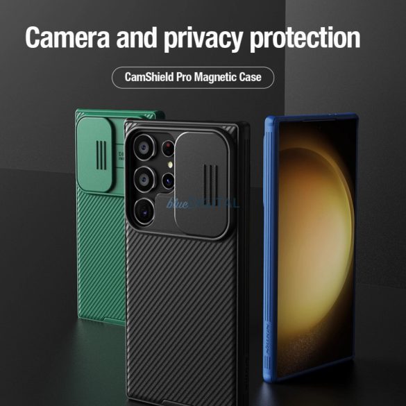 Nillkin CamShield Pro Armor tok kameravédő Samsung Galaxy S24 Ultra - zöld