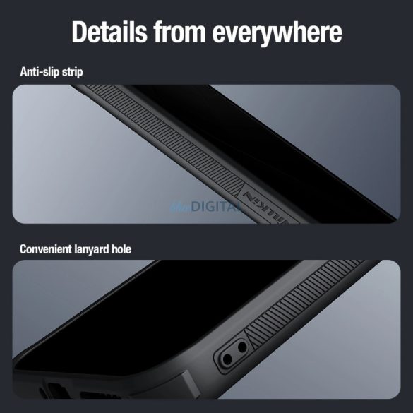 Nillkin CamShield Prop Leather Magnetic tok Xiaomi 14 - fekete
