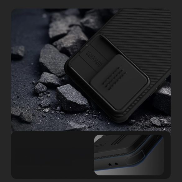 Nillkin CamShield Pro Case tok Xiaomi Redmi K70 / Xiaomi Redmi K70 Pro / Xiaomi Poco F6 Pro - fekete