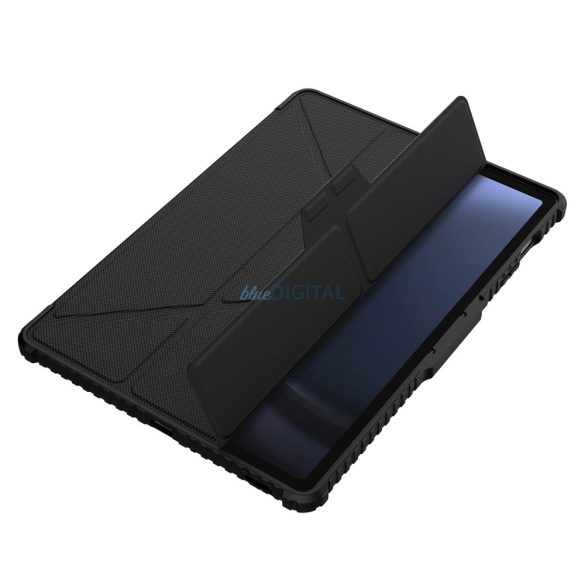 Nillkin Bumper Leather Case Pro tok Samsung Galaxy Tab S9 FE Plus - fekete