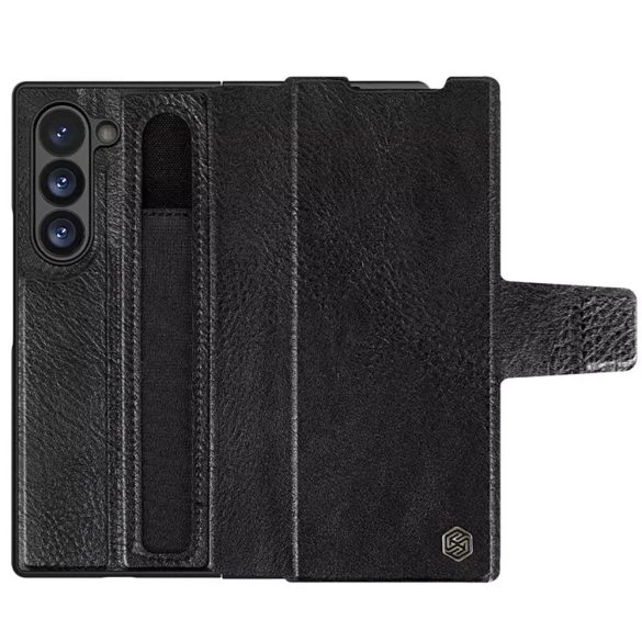 Nillkin Aoge Leather Case tok Samsung Galaxy Z Fold 6 - fekete