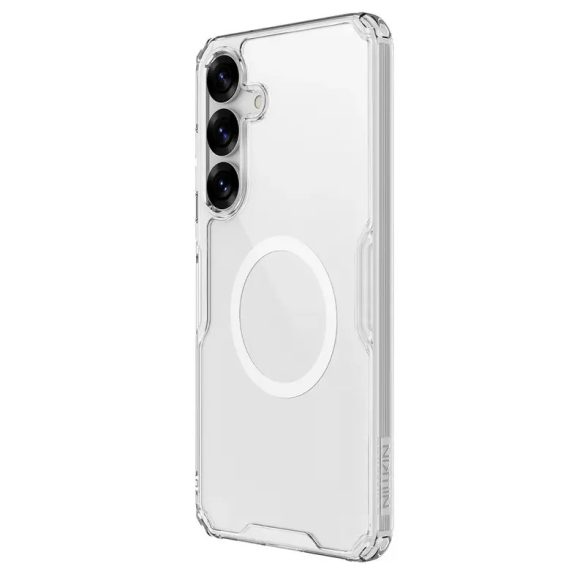 Nillkin Nature TPU Pro MagSafe-kompatibilis tok Samsung Galaxy S25 - fehér