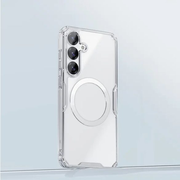 Nillkin Nature TPU Pro MagSafe-kompatibilis tok Samsung Galaxy S25 Plus - fehér