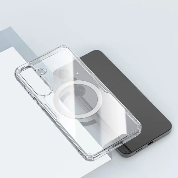 Nillkin Nature TPU Pro MagSafe-kompatibilis tok Samsung Galaxy S25 Plus - fehér