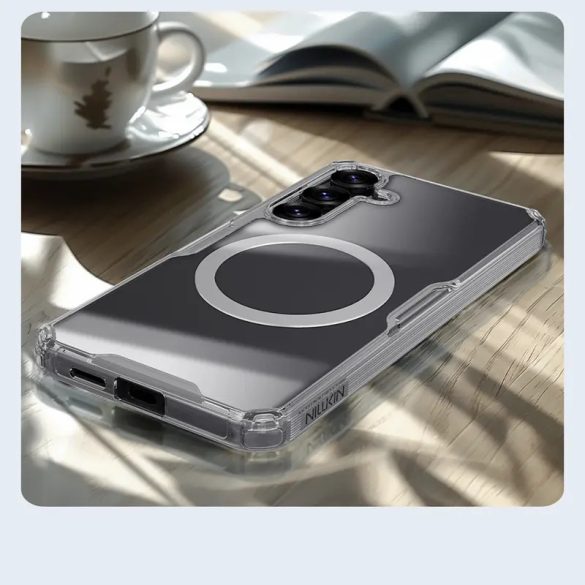 Nillkin Nature TPU Pro MagSafe-kompatibilis tok Samsung Galaxy S25 Plus - fehér