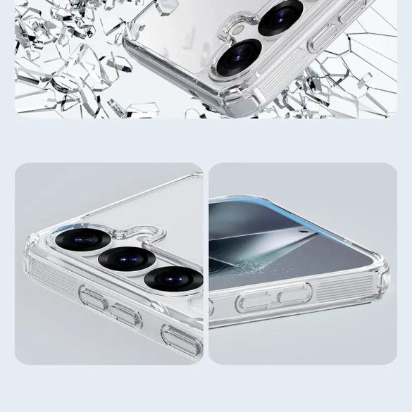 Nillkin Nature TPU Pro MagSafe-kompatibilis tok Samsung Galaxy S25 Plus - fehér