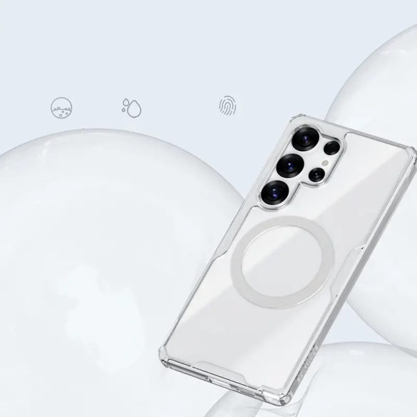 Nillkin Nature TPU Pro MagSafe-kompatibilis tok Samsung Galaxy S25 Ultra - fehér