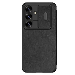 Nillkin Qin Pro kinyitható tok Samsung Galaxy S25 Plus - fekete