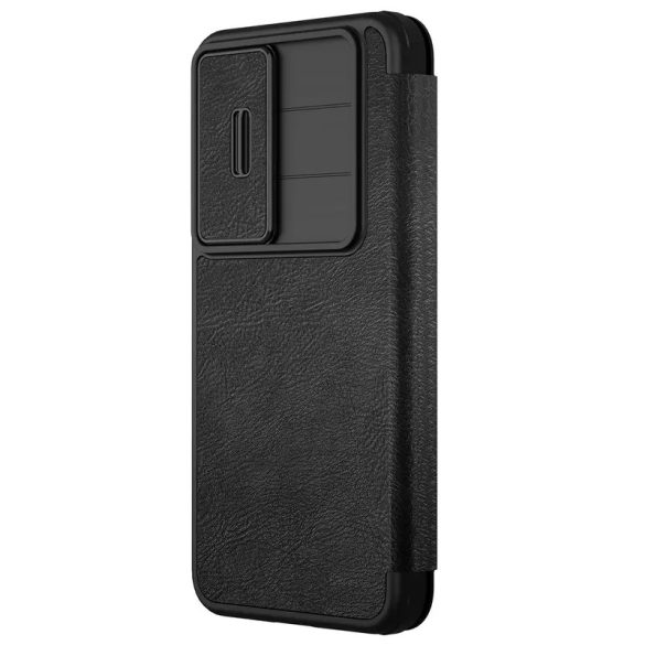 Nillkin Qin Pro kinyitható tok Samsung Galaxy S25 Plus - fekete