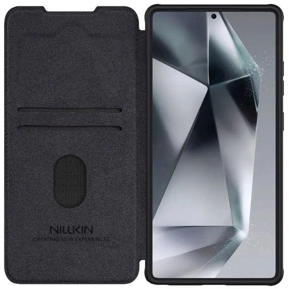 Nillkin Qin Pro kinyitható tok Samsung Galaxy S25 Ultra - fekete
