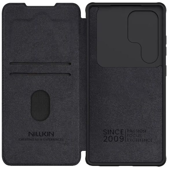 Nillkin Qin Pro kinyitható tok Samsung Galaxy S25 Ultra - fekete