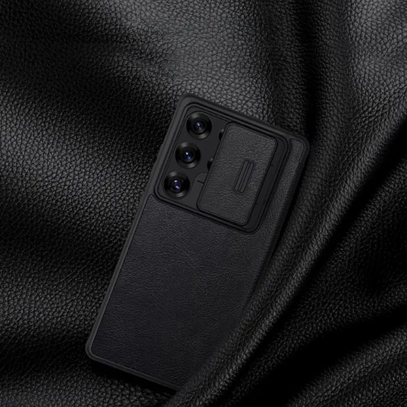 Nillkin Qin Pro kinyitható tok Samsung Galaxy S25 Ultra - fekete