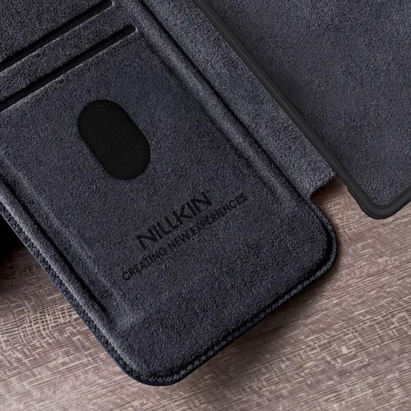 Nillkin Qin Pro kinyitható tok Samsung Galaxy S25 Ultra - fekete