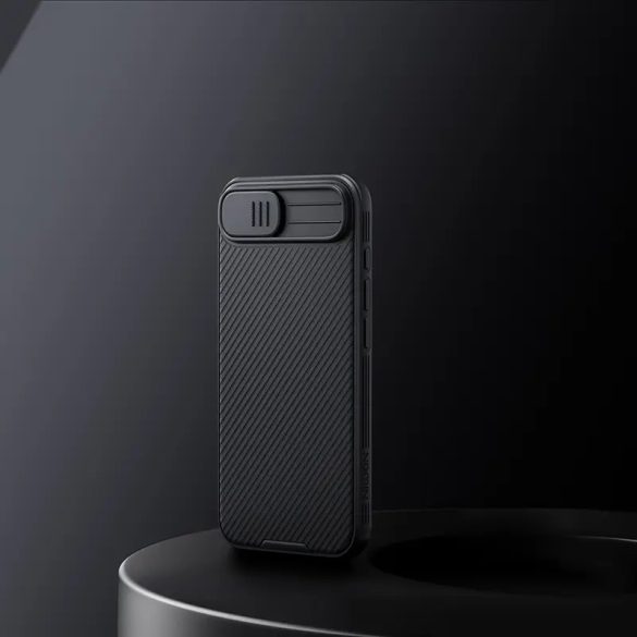 Nillkin CamShield Pro MagSafe-kompatibilis tok iPhone 16e - fekete