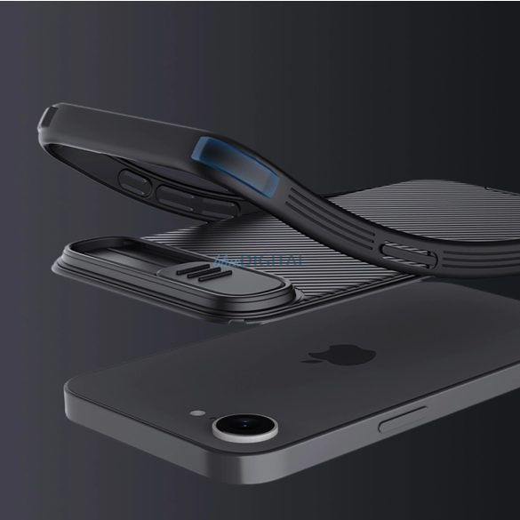 Nillkin CamShield Pro MagSafe-kompatibilis tok iPhone 16e - fekete