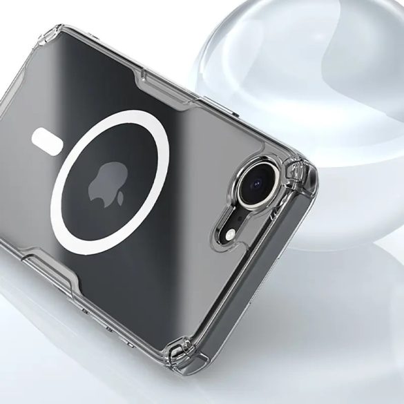 Nillkin Nature Pro MagSafe-kompatibilis tok iPhone 16e - átlátszó