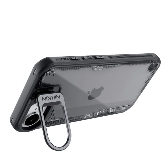 Nillkin Iceblade Prop tok kitámasztóval iPhone 16e - fekete