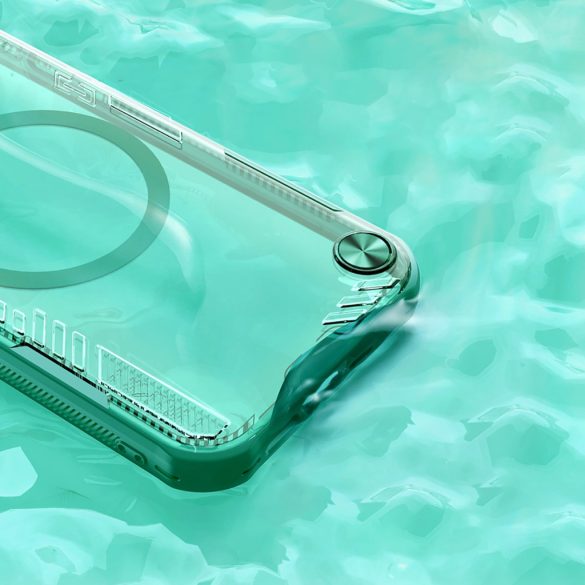 Nillkin Iceblade Prop MagSafe-kompatibilis tok kitámasztóval iPhone 16e - zöld