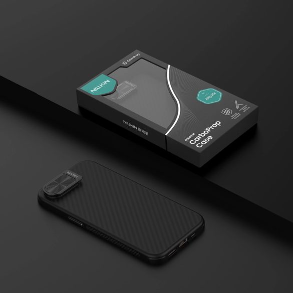 Nillkin CarboProp MagSafe-kompatibilis tok iPhone 16e - fekete
