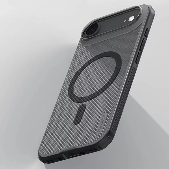 Super Frosted Shield Pro mágneses tok IP17 Air átlátszó fekete