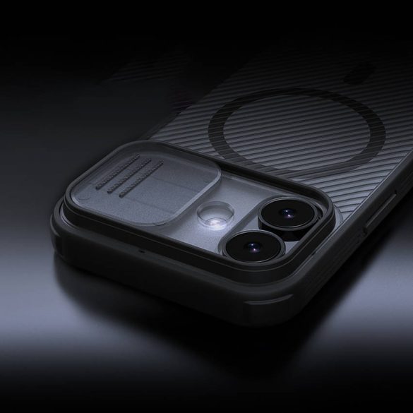 CamShield Pro mágneses tok IP17 átlátszó fekete