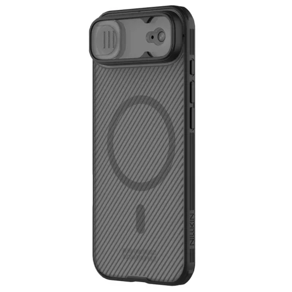 CamShield Pro mágneses tok IP17 Air átlátszó fekete