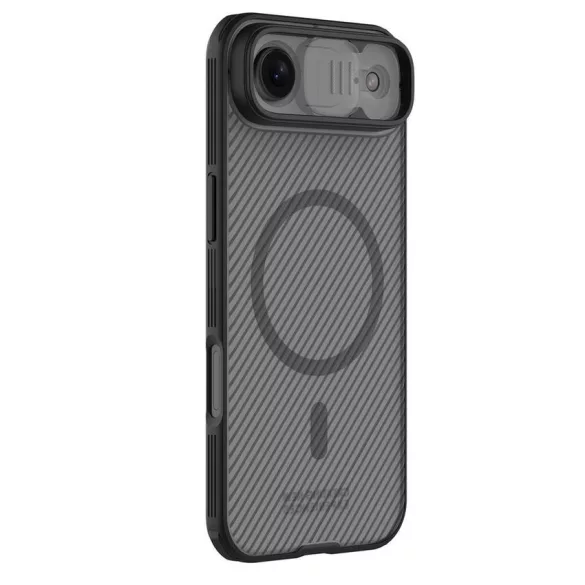 CamShield Pro mágneses tok IP17 Air átlátszó fekete