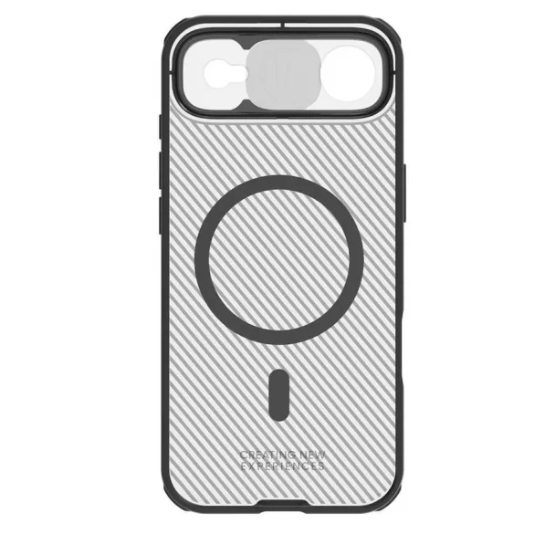 CamShield Pro mágneses tok IP17 Air átlátszó fekete