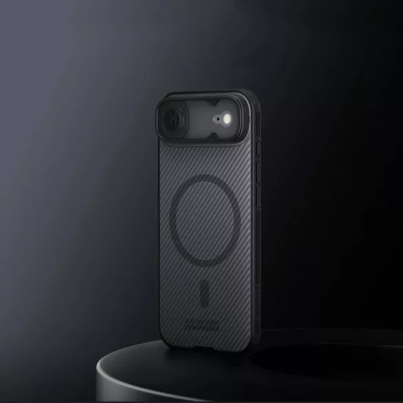 CamShield Pro mágneses tok IP17 Air átlátszó fekete