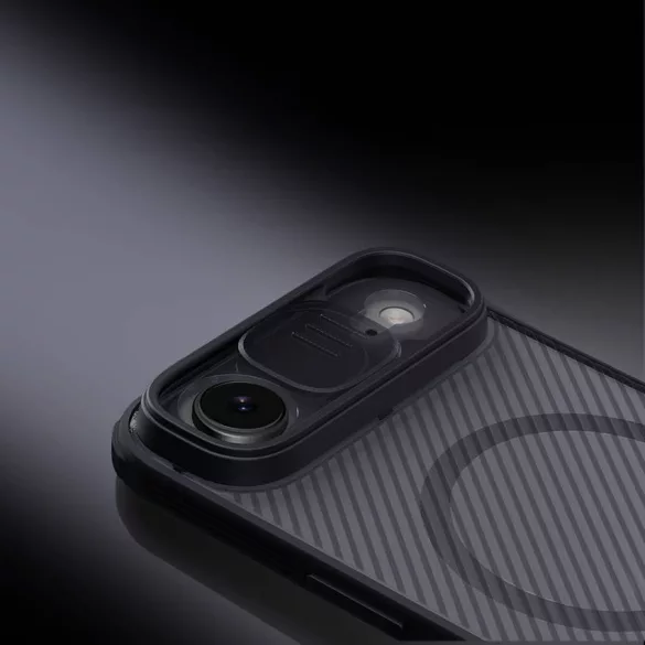 CamShield Pro mágneses tok IP17 Air átlátszó fekete