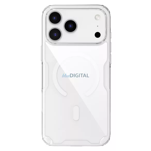 Nillkin Nature TPU Pro mágneses tok kompatibilis MagSafe iPhone 17 Pro Max készülékhez - átlátszó