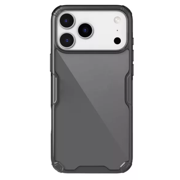 Nillkin Nature TPU Pro tok iPhone 17 Pro Max készülékhez - áttetsző fekete