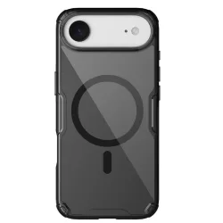   Nillkin Nature TPU Pro mágneses tok kompatibilis MagSafe iPhone 17 Air készülékhez - áttetsző fekete