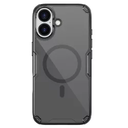   Nillkin Nature TPU Pro mágneses tok kompatibilis a MagSafe iPhone 17 Pro készülékkel - áttetsző fekete