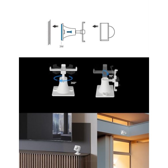 Sonoff állni öntapadós tartó ZigBee mozgásérzékelő
