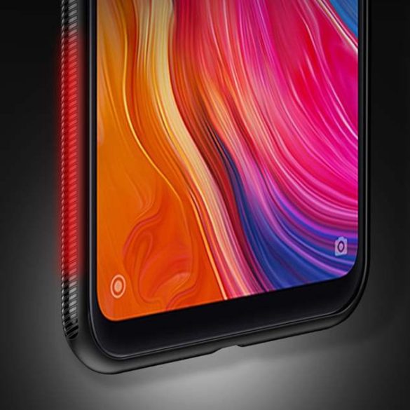 MSVII edzett üveg telefon tok telefontok ütésálló edzett üveg lap Xiaomi Mi 8 SE fekete kijelzőfólia üvegfólia tempered glass