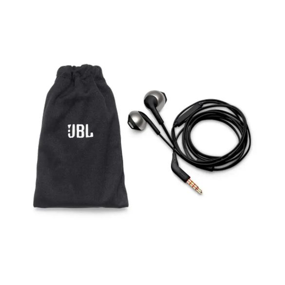 JBL T205 vezetékes fülhallgató 3.5mm jack csatlakozóval - fekete