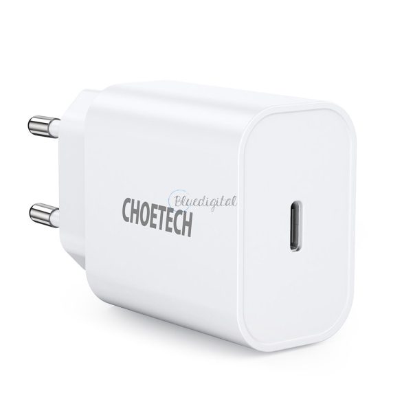 Choetech usb fali töltő type-c PD 20W fehér (Q5004 V4)