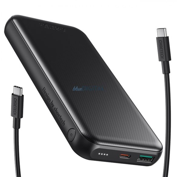 Choetech powerbank 10000mAh 18W QC PD USB / USB C fekete