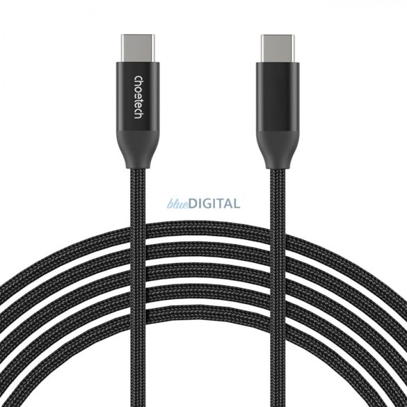 Choetech töltő- és adatkábel USB-C - USB-C PD3.1 240W 480 Mbps 2m fekete (XCC-1036)