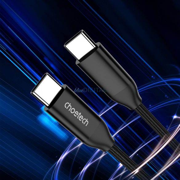 Choetech töltő- és adatkábel USB-C - USB-C PD3.1 240W 480 Mbps 2m fekete (XCC-1036)